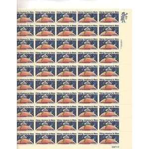 Viking Missions to Mars Sheet of 50 x 15 Cent US Postage 