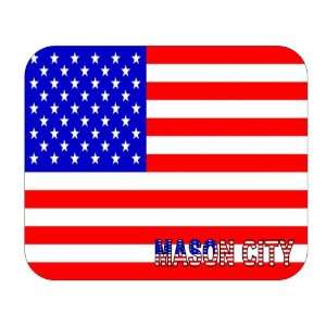  US Flag   Mason City, Iowa (IA) Mouse Pad Everything 