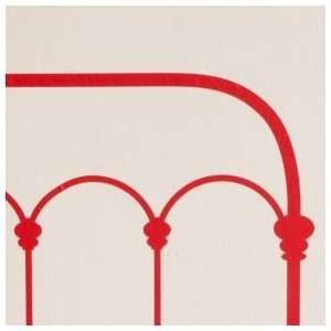  Decals Red Wrought Iron Headboard Decal, Re Tw Wrought Iron Hb Decal