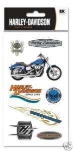 Harley Davidson Motorcycle Dyna Low Rider Logo Stickers  