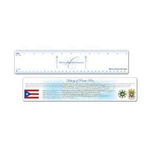  RUPR 20    12 History of Puerto Rico Ruler 12 1/4 x 2 1 