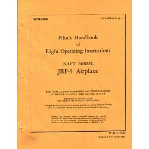  Grumman JRF 5 Aircraft Pilots Handbook Manual Grumman 