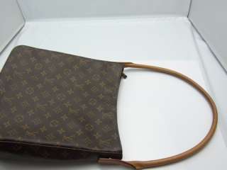 Louis Vuitton Authentic Monogram Looping GM Tote Shoulder Bag Auth 