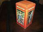 VINTAGE ENGLAND TIN CONTAINER IAN LOGAN TELEPHONE BOOTH