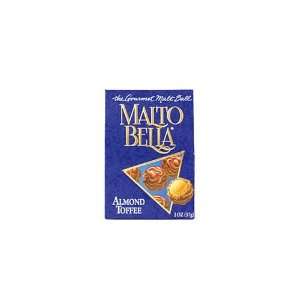 Malto Bella Almond Toffee Malt Balls (Economy Case Pack) 2 Oz Tote 