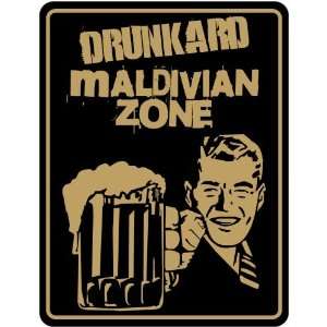  New  Drunkard Maldivian Zone / Retro  Maldives Parking 