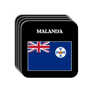  Queensland   MALANDA Set of 4 Mini Mousepad Coasters 