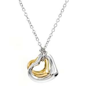  Makenas Designer Inspired Double Heart Necklace Jewelry