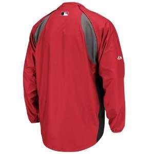  Cincinnati Reds Convertible Gamer Jacket (Scarlet/Black 