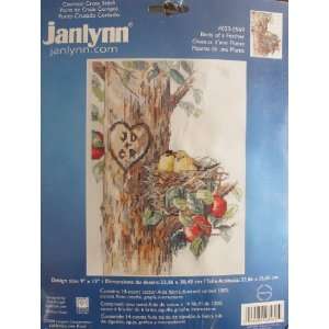  Janlynn COUNTED CROSS STITCH KIT Birds of a Feather 9 x 