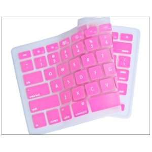 ROSE PINK Keyboard Silicone Cover Skin for Macbook / Macbook Pro 13 