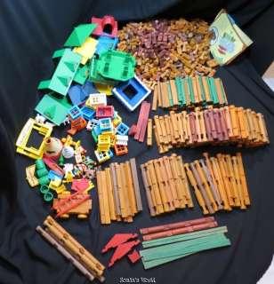 Huge Lot of Lincoln Logs & Accessories  