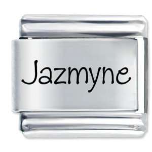  Name Jazmyne Gift Laser Italian Charm Pugster Jewelry