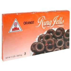Joyva, Orange Ring Jells, 9 Ounce (24 Grocery & Gourmet Food