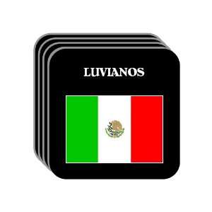 Mexico   LUVIANOS Set of 4 Mini Mousepad Coasters
