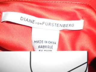 DVF Diane Von Furstenberg JORI Knit Sleeveless Dress Sunrise 8 US / 12 