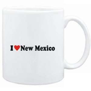  Mug White  I LOVE New Mexico  Usa States Sports 