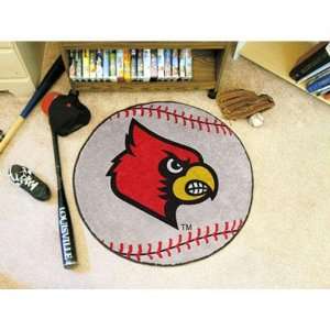  Louisville Cardinals NCAA Baseball Round Floor Mat (29 