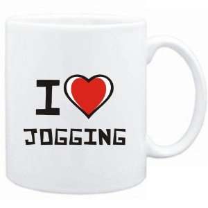  Mug White I love Jogging  Hobbies
