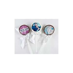  Personalized Chocolate Lollipops