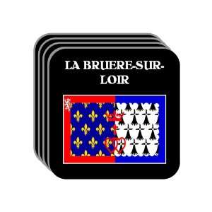   de la Loire   LA BRUERE SUR LOIR Set of 4 Mini Mousepad Coasters