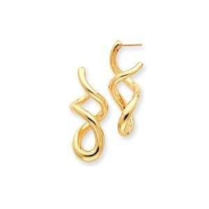  14k Twist Post Earrings   JewelryWeb Jewelry