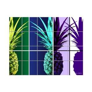  LMT Tile 1024 3630 Pineapple Kitchen Mural, 36 Inch Wide 