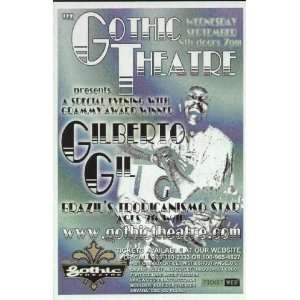  Gilberto Gil Concert Poster 1999 Denver