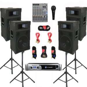   , Stands and Cables DJ Set New CROWNTRAP12SET10 Musical Instruments
