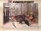 CASTLE X SNOWMOBILE POSTER 18 X 24 rox racing sled