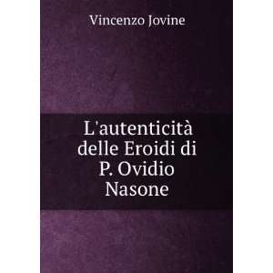     delle Eroidi di P. Ovidio Nasone Vincenzo Jovine Books