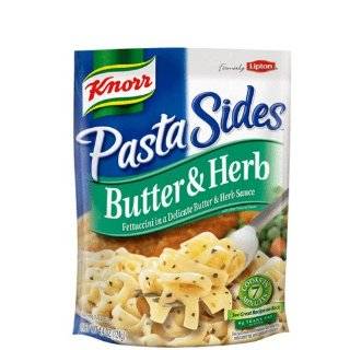 Knorr / Lipton Pasta Sides, Butter & Herb, 4.4 Ounce Packages (Pack of 