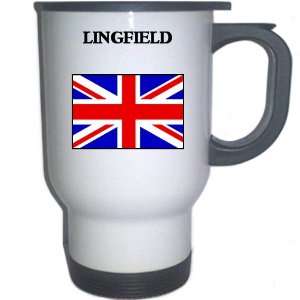  UK/England   LINGFIELD White Stainless Steel Mug 