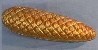 LA3 * FIRE CONE DRESDEN CANDY CONTAINER CHRISTMAS ANTIQUE GERMAN 1920 