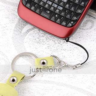 Fashion Leather Tassel with Keychain Charms Straps for Cell Mobile 
