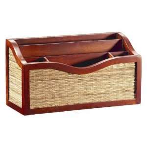  Lidi Desk Caddy (Mahogany) (15.00W x 8.00H x 6.00D 