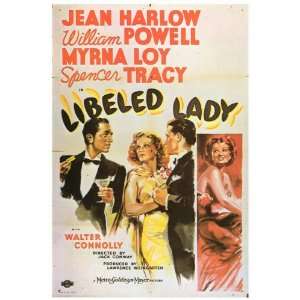  Libeled Lady Movie Poster (27 x 40 Inches   69cm x 102cm 