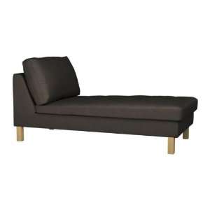  IKEA Karlstad Free Standing Chaise Cover   Korndal Brown 