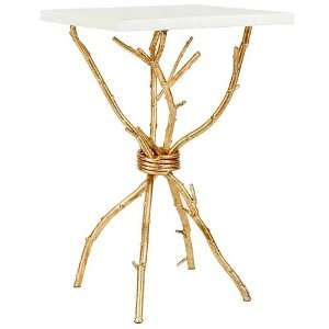  Richard Mishaan Granite Branch Accent Table