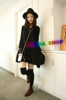   Beautiful Long Sleeve Lady Dress Soft Korean Japanese Trendy Young New