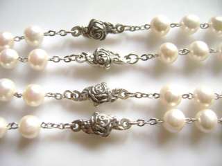 nun sister professional hand knotted each pearl rosary and offer the 