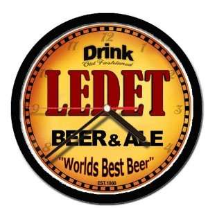  LEDET beer and ale cerveza wall clock 