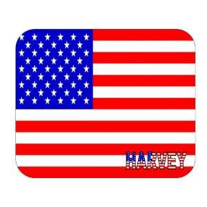  US Flag   Harvey, Illinois (IL) Mouse Pad Everything 