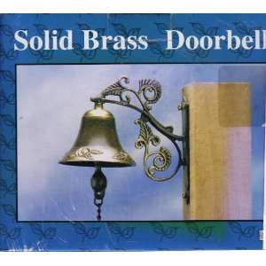  Solid Brass Leaf Bell 