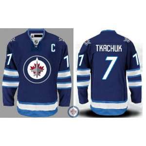  Jets Authentic NHL Jerseys Keith Tkachuk Home Blue Hockey Jersey 