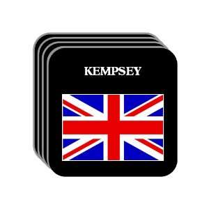  UK, England   KEMPSEY Set of 4 Mini Mousepad Coasters 