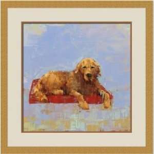  Golden Dog Framed Print