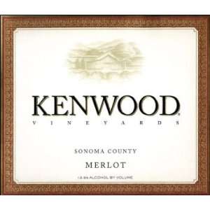  2007 Kenwood Sonoma Merlot 750ml Grocery & Gourmet Food