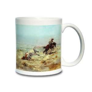  Lassoing A Steer, by C.M. Russell, Coffee Mug Everything 