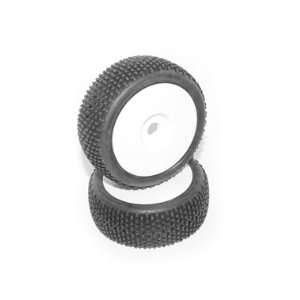  Khaos Mounted Tire (2), White 1/8 Buggy HBS67605 Toys 